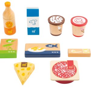Set de alimente refrigerate și congelate din lemn „fresh” - imagine 2