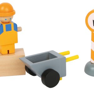Macara de construcții din lemn cu accesorii - imagine 4