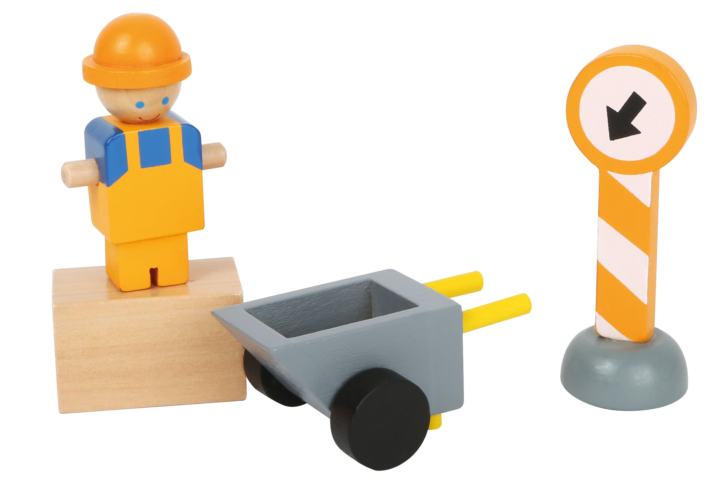 Macara de construcții din lemn cu accesorii - imagine 4