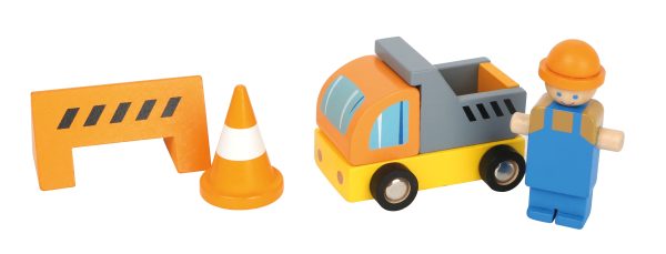 Macara de construcții din lemn cu accesorii