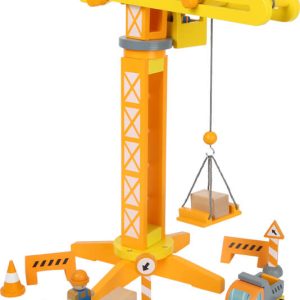 Macara de construcții din lemn cu accesorii - imagine 6