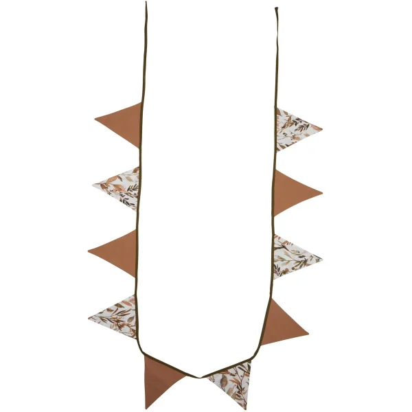Ghirlandă decorativă cu fanioane din bumbac – Caramel Forest
