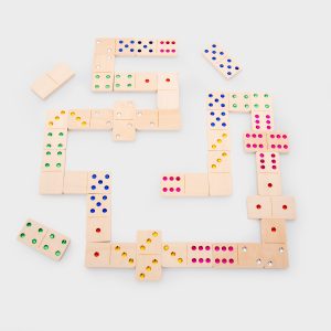 Domino cu Cristale Colorate - imagine 1