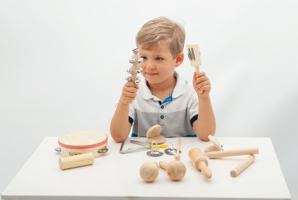 Set de Instrumente Muzicale din Lemn
