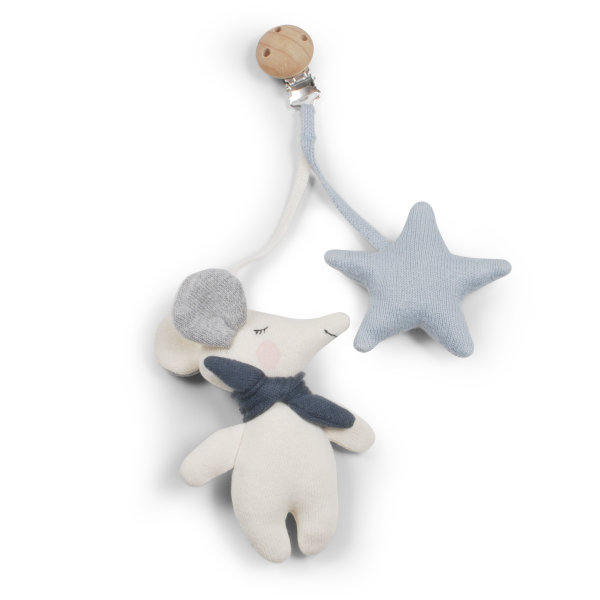 Jucărie pentru Cărucior Sleepy Mouse – Baby Blue