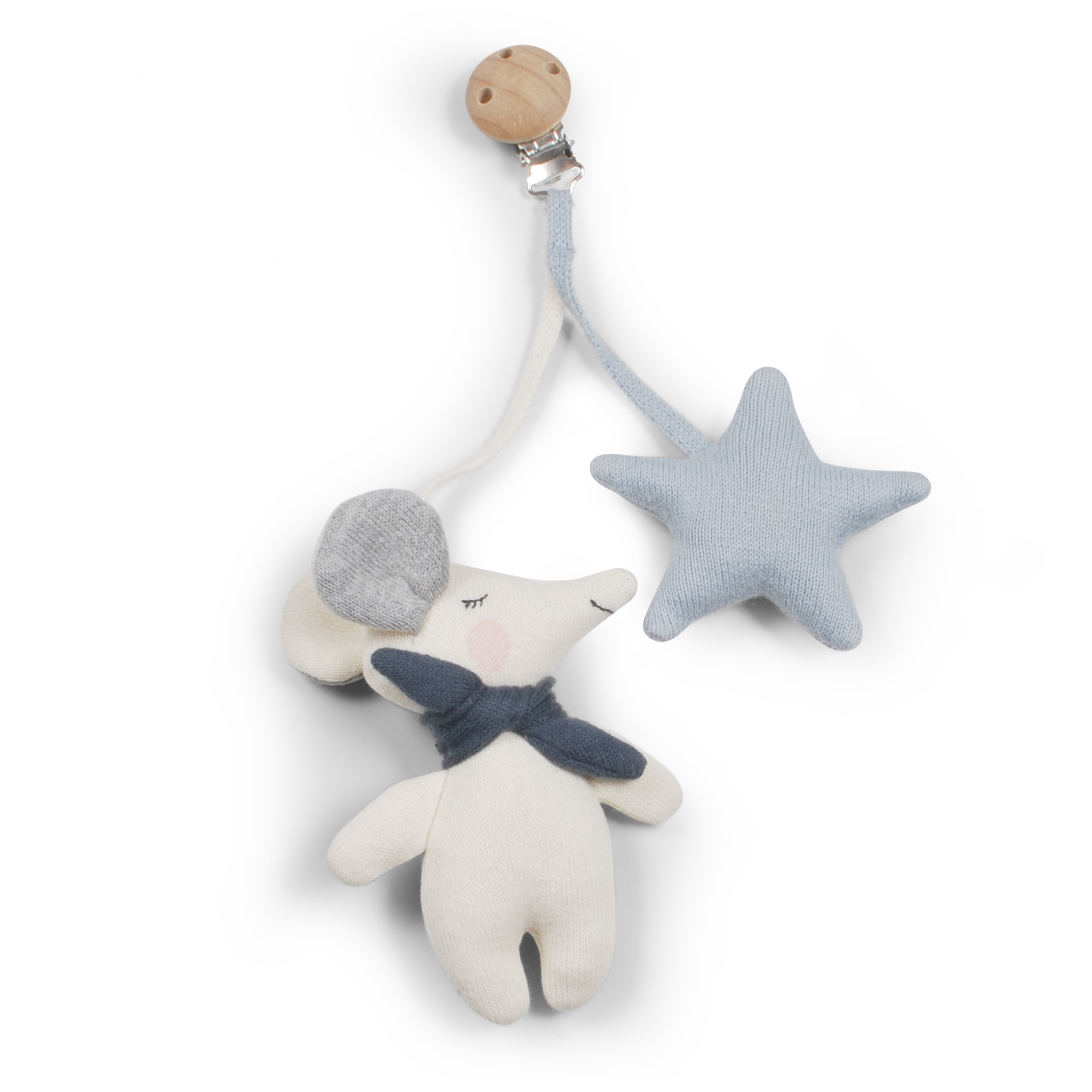Jucărie pentru Cărucior Sleepy Mouse – Baby Blue - imagine 1