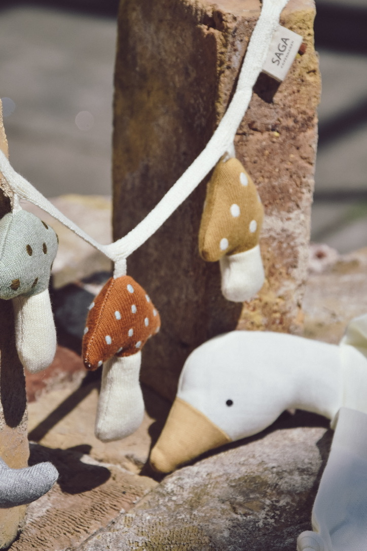 Ghirlandă pentru Cărucior – Ciupercuțe Forest Floor - imagine 2